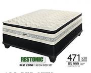 Restonic Rest Zone 152cm Bed Set