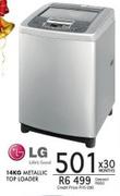 LG 14Kg Metallic Top Loader