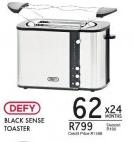 Defy Black Sense Toaster
