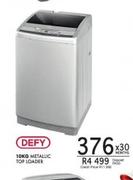 Defy 10Kg Metallic Top Loader