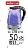 Mellerware 1.7L Glass Kettle
