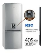 KIC 314L Metallic Water Dispenser Fridge