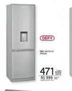 Defy 281L Metallic Fridge