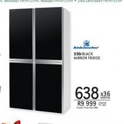 Kelvinator 520L Black Mirror Fridge