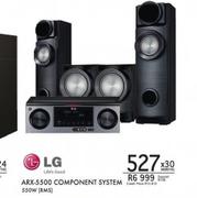 LG Component System ARX-5500 550W RMS
