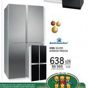 Kelvinator 520L Silver Mirror Fridge