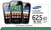 Samsung 3 Pocket Cellphones