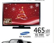 Samsung 43" Plasma LED TV