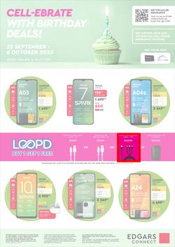 Edgars Mobile : Cell-ebrate Birthday Deals (22 September - 08 October 2023), page 1