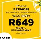 Apple iPhone 8 256GB LTE-On MTN Made For Me S