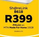 MTN Sharelink B618 LTE-On MTN Made For Home 15GB