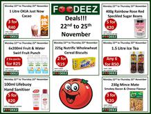 Foodeez : Specials (22 November - 28 November 2021)