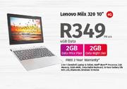 Lenovo MIIX 320 10" 4G-On 4GB Data