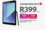 Samsung Galaxy Tab S3 4G-On 4GB Data