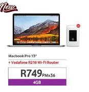 Apple MacBook Pro 13"-On 4GB + Vodafone R218 WiFi Router