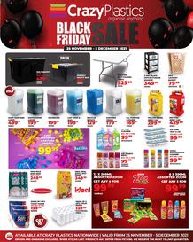 Crazy Plastics : Black Friday Sale (25 November - 05 December 2021)