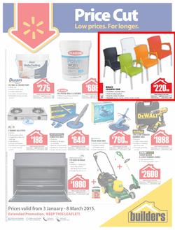 Builders Warehouse : Price Cut (3 Jan - 8 Mar 2015), page 1
