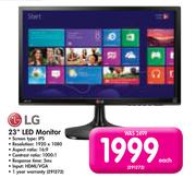 LG 23" LED Monitor