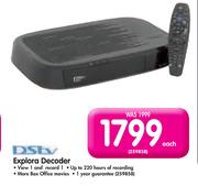 DSTV Explora Decoder