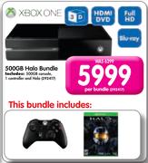 XBox One 500GB Halo Bundle-Per Bundle