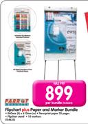 Parrot Flipchart+Paper And Marker Bundle