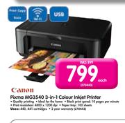 Canon Pixma MG3540 3-in-1 Colour Inkjet Printer