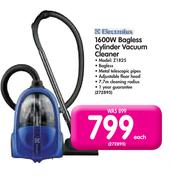 Electrolux 1600W Bagless Cylinder Vacuum Cleaner Z1825