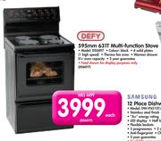 Defy 595mm 631T Multi-Function Stove DSS497