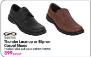 Thunder Lace-Up Or Slip-On Casual Shoes-Per Pair