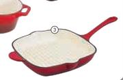 Panache 28cm Cast Iron Grill Pan-Each