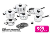 Tissoli 16-Piece Stainless Steel Cookware Set-Per Set