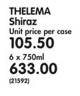 Thelema Shiraz-6 x 750ml