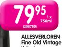 Allesverloren Fine Old Vintage-750ml