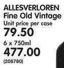 Allesverloren Fine Old Vintage-6 x 750ml