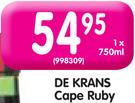 De Krans Cape Ruby-750ml