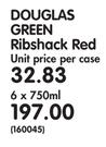 Douglas Green Ribshack Red-6 x 750ml