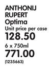 Anthonij Rupert Optima-6 x 750ml
