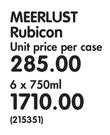 Meerlust Rubicon-6 x 750ml