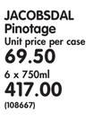 Jacobsdal Pinotage-6 x 750ml