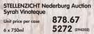 Stellenzicht Nederburg Auction Syrah Vinoteque-6x750ml