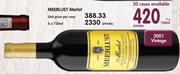 Meerlust Merlot-6x750ml
