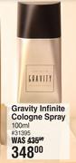 Gravity Infinite Cologne Spray-100ml