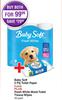 Baby Soft 2 Ply Toilet Paper 9 Pack Plus Fresh White Moist Toilet Tissue Wipes 42 Pack-Both For