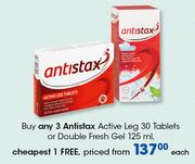 Antistax Active Leg 30 Tablets Or Double Fresh Gel 125ml-Each