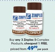 Zinplex B-Complex Products-Per Pack