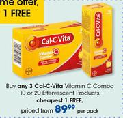 Cal-C-Vita Vitamin C Combo 10 Or 20 Effervescent Products-Per Pack