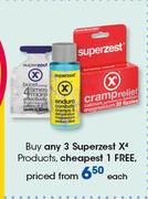 Superzest X4 Products-Each