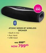 Volkano Atomic Series BT Wireless Speaker