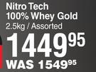 Muscletech Nitro Tech 100% Whey Gold Assorted-2.5Kg