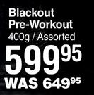NPL Blackout Pre Workout Assorted-400g